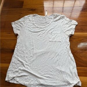 Aerie White Relaxed Short Sleeve T-Shirt